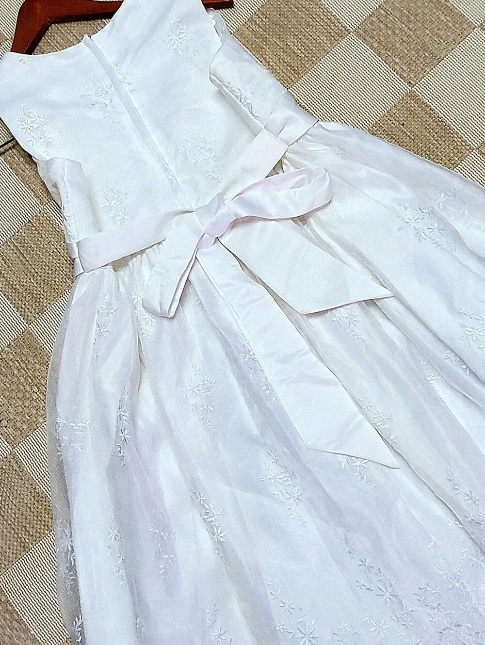 American Princess Girl's White Special Occasion Dress